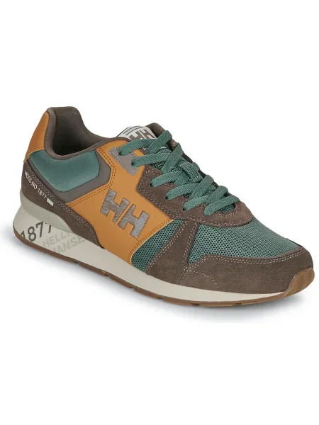 Kožené tenisky Helly Hansen khaki