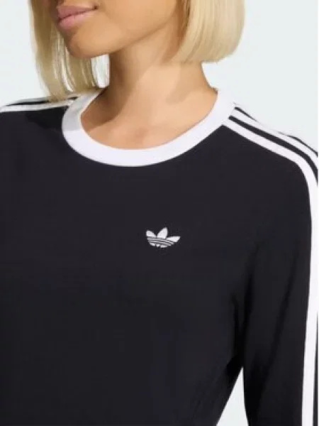 Adidas Bluza 3 Stripes črna