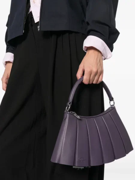 Geantă shopper Lacoste violet