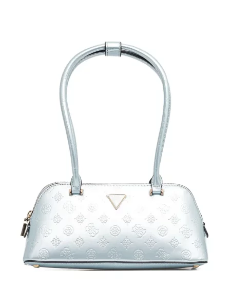 Geantă de mână Guess din piele albastru