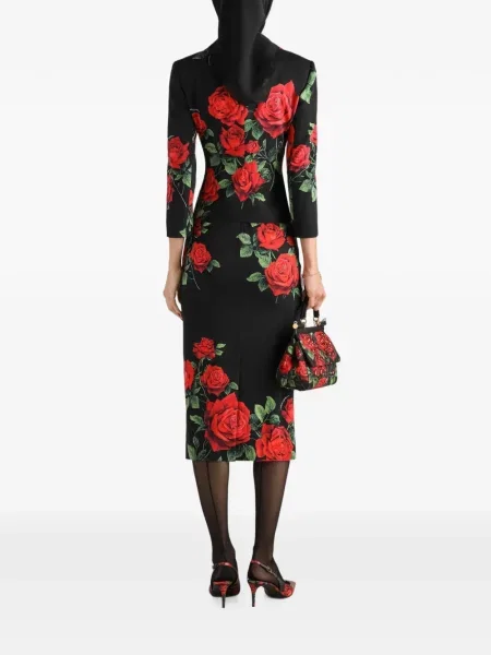 Geacă Dolce & Gabbana cu imagine negru