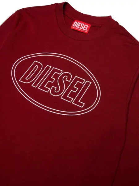 Koszulka dziecięca Diesel czerwona
