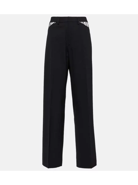 Spodnie Dion Lee wełniane czarne