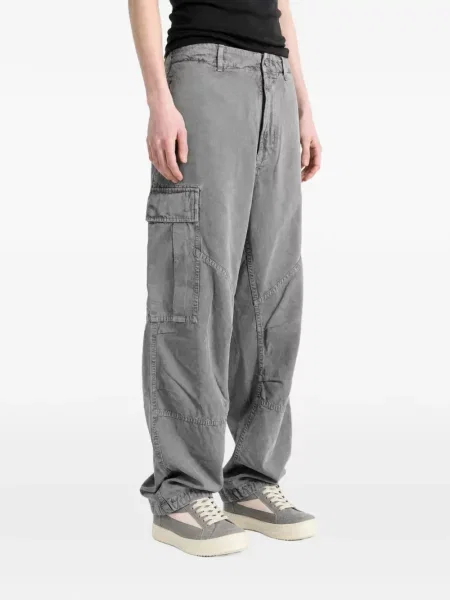 Карго панталони Stone Island камъни с връзки сиво
