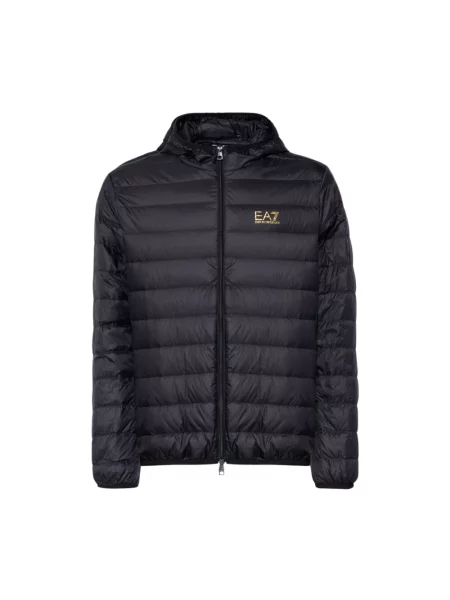 Kompaktowa kurtka puchowa Emporio Armani Ea7 czarna