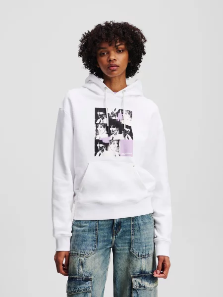 KARL LAGERFELD JEANS Mikina biela