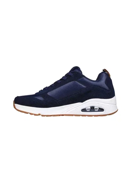 Skórzane Buty Treningowe Uno Stacre niebieskie