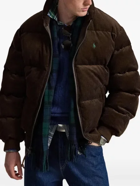 Portofel Polo Ralph Lauren din piele cu dungi cu glugă verde