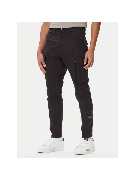 G-Star Raw Παντελόνι υφασμάτινο Zip Pocket 3D Skinny Fit μαύρο