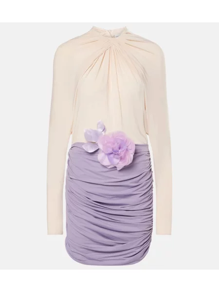 Sukienka Magda Butrym fioletowa