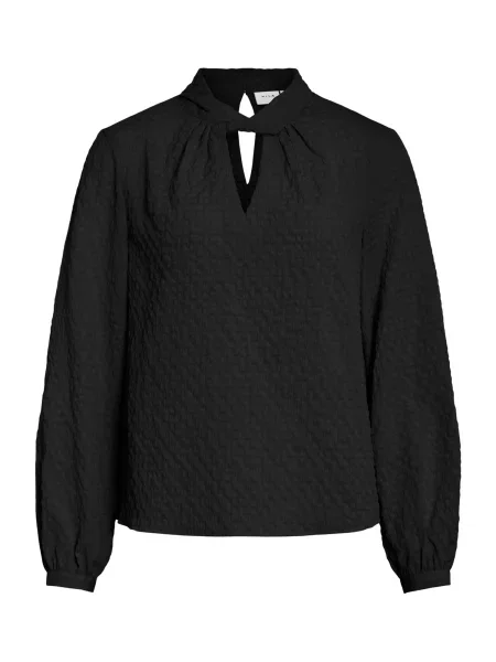 VILA Bluză VIVEAMA' negru