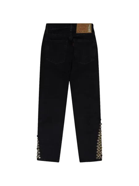 Blugi Denim Tears cu tepi negru
