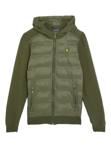Bluza z kapturem dziecięca Lyle & Scott zielona