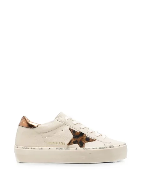 Sneakerși Golden Goose Hi Star cu imagine cu model leopard