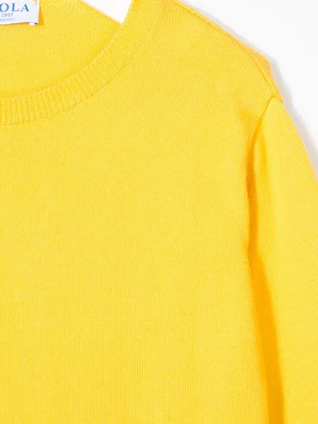 Sweter dziecięcy Siola żółty