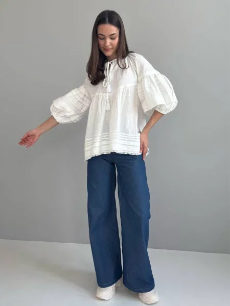 Льняная блузка Nenka