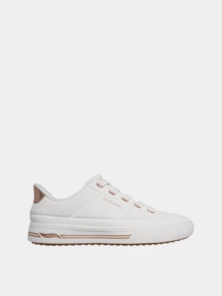 Кожаные кеды Skechers белые
