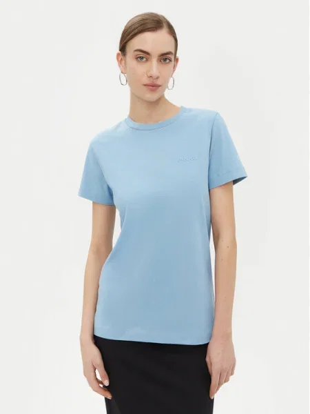 PINKO Tricou Start albastru