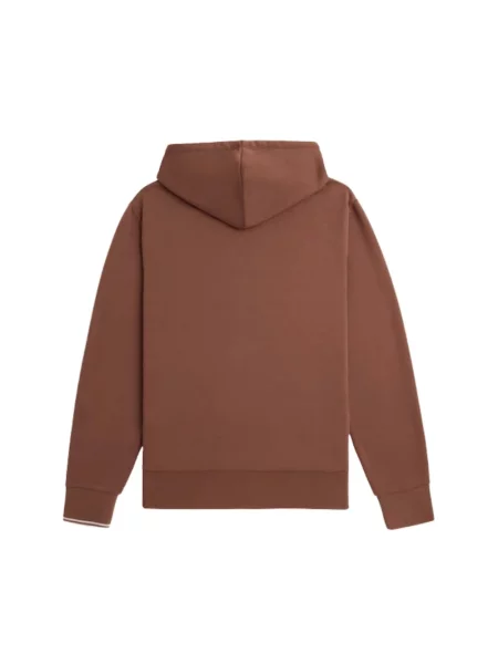 Bluza z kapturem Fred Perry z kapturem brązowa