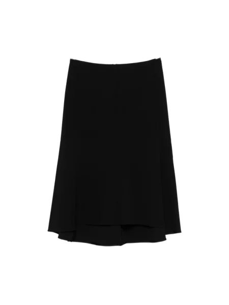Spódnica midi Jil Sander czarna