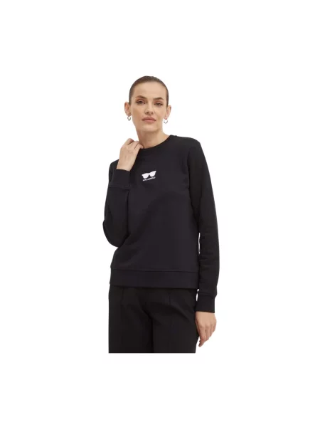 Karl Lagerfeld bluza z aplikacją czarny