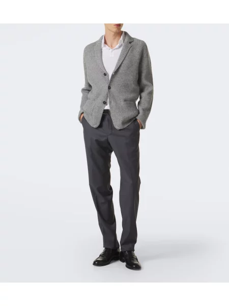 Cardigan Slowear de lână gri