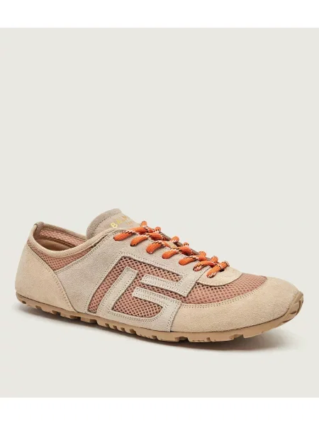 Balmain Sneakers Racer 45 | piele întoarsă bej