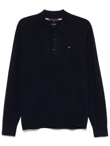 Polotričko Tommy Hilfiger s výšivkou modré