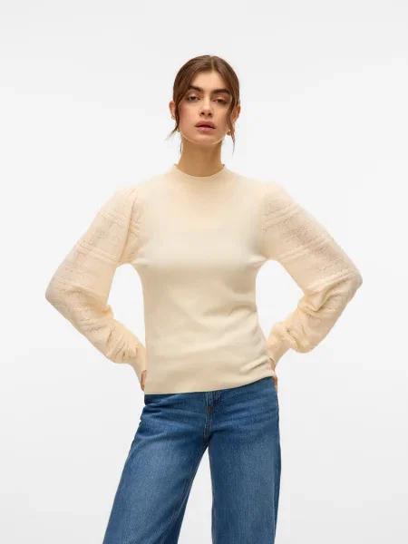 VERO MODA Pulover VMNEWLIMONE șamoa