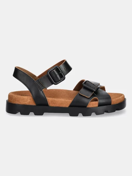 Шкіряні сандалі Camper Brutus Sandal чорний
