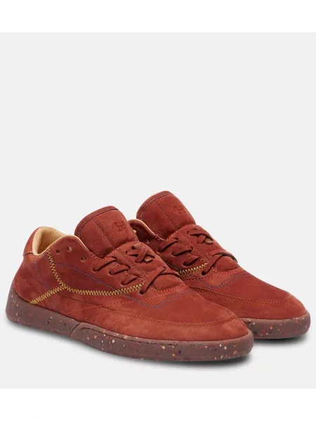 Sneakerși Gabriela Hearst din piele de căprioară maro