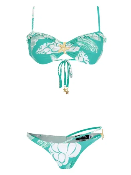 Bikini Amir Slama cu imagine albastru