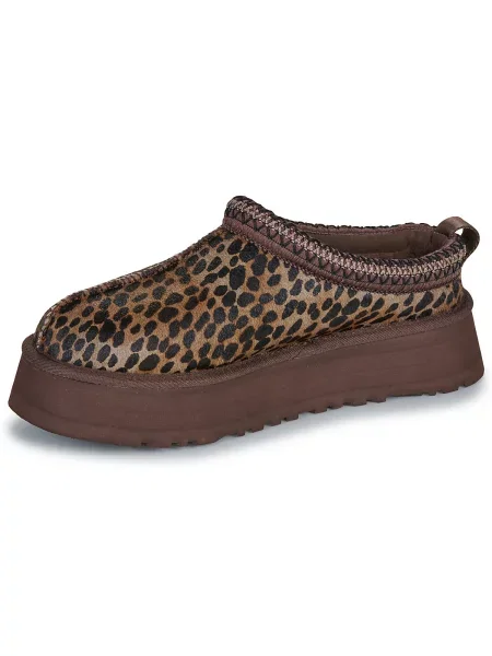Ugg Mules Na Platformě Tazz Caspian hnědá/ černá hnědé