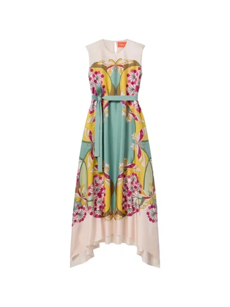 Rochie La Doublej de costum verde