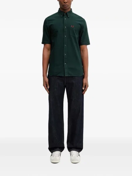 Scurt cămașă Fred Perry cu broderie verde
