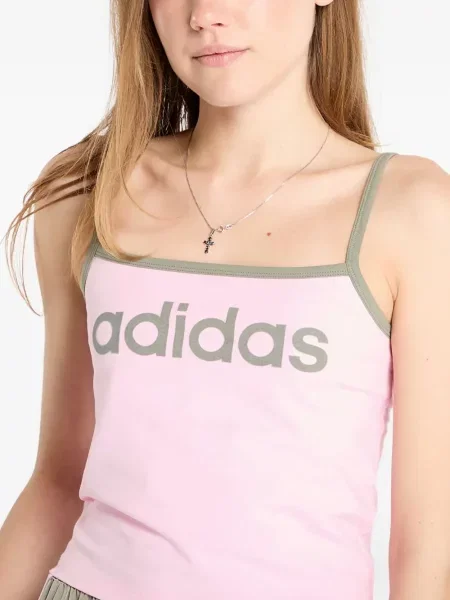 Бягане тениска Adidas с леопардов принт от джърси черно