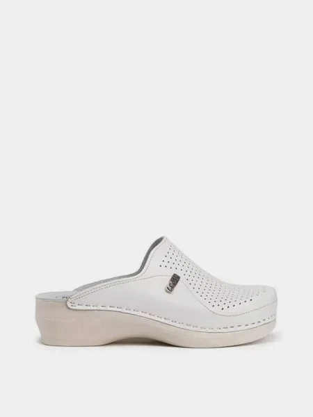 Шкіряне Сабо Leon білий