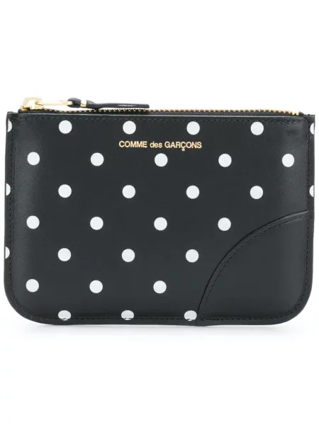 Portofel Comme Des Garçons Wallet cu buline negru