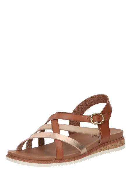 SKECHERS Sandale cu baretă DESERT KISS PEAK RANK bej auriu maro