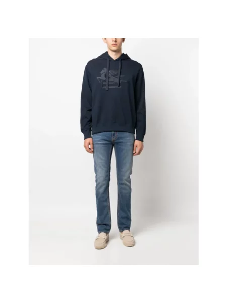 Bluza sportowa Etro niebieska