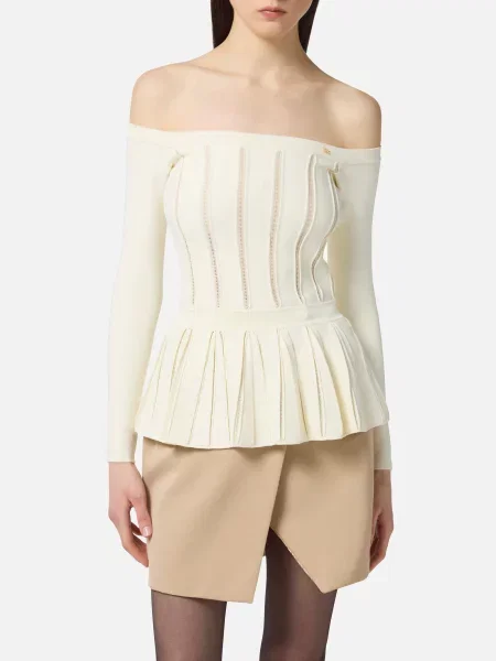 Светр Elisabetta Franchi білий