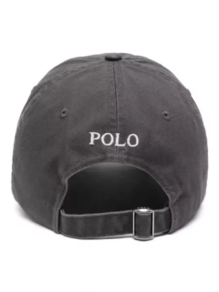 Siuvinėtas iš natūralios odos marškinėliai Polo Ralph Lauren apkarpytas žalia