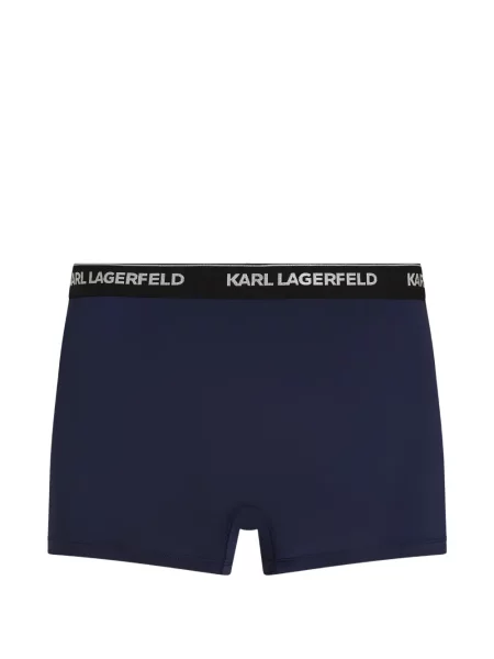 Boxeri Karl Lagerfeld cu autograf albastru
