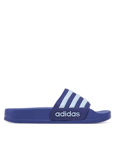 Klapki adidas niebieskie