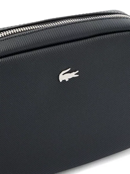 Geantă messenger Lacoste negru