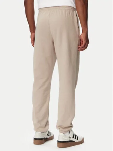 Adidas Spodnji del trenirke Trefoil Essentials French Terry bež
