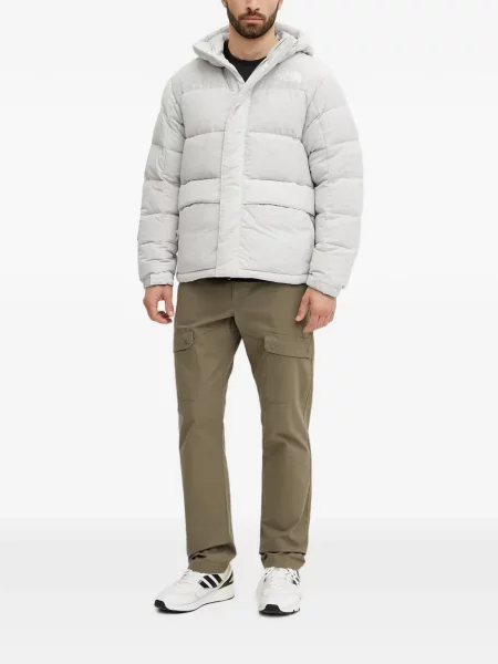 Geacă The North Face cu glugă gri