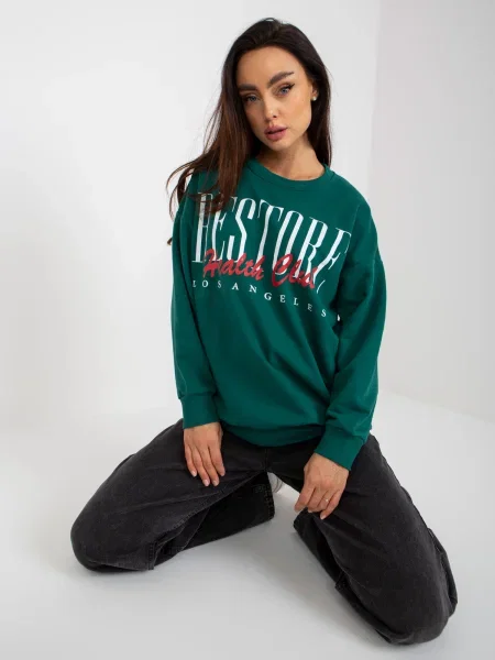 Hanorac cu glugă Fashionhunters verde