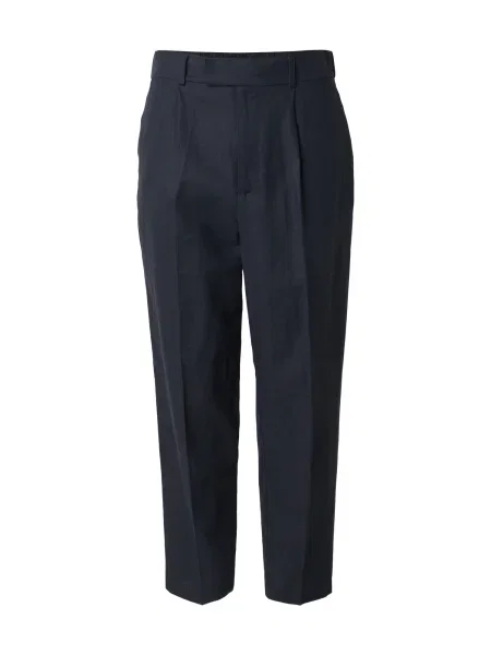 DAN FOX APPAREL Pantaloni cu dungă Kadir marin albastru