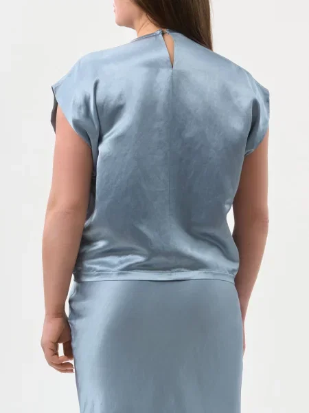 Блуза Panicale Cashmere блакитна